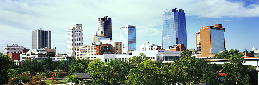 Skyscrapers In A City, Little Rock Photograph by Panoramic Images