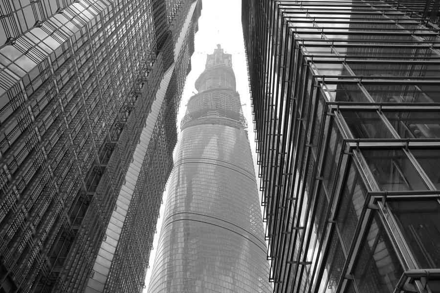 Skyscrapers In Shanghai Pudong Photograph by Lawrence Wang