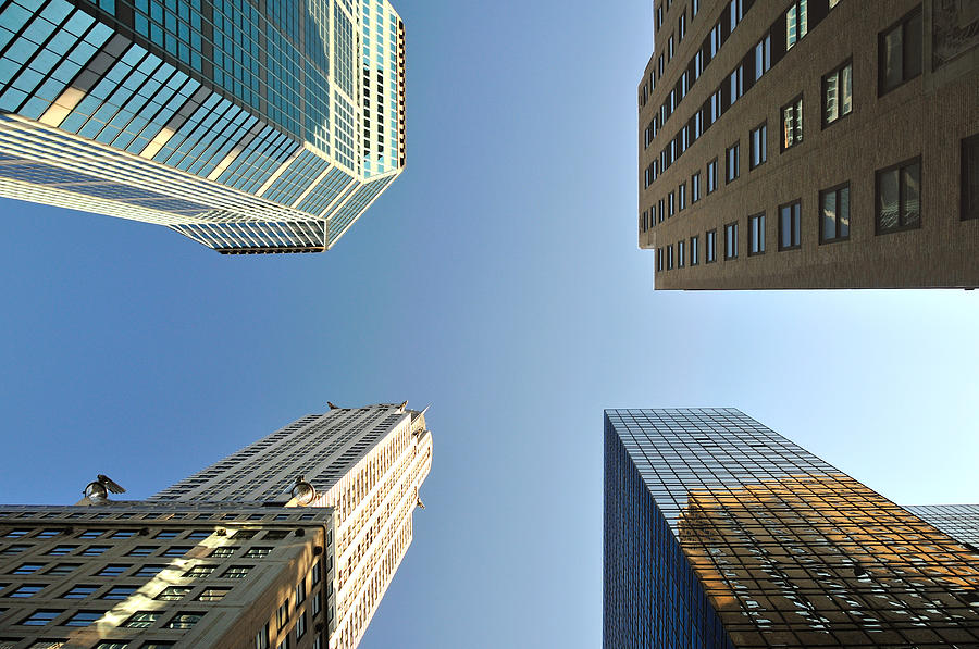 New York City Photograph - Skyscrapers by Paul Van Baardwijk