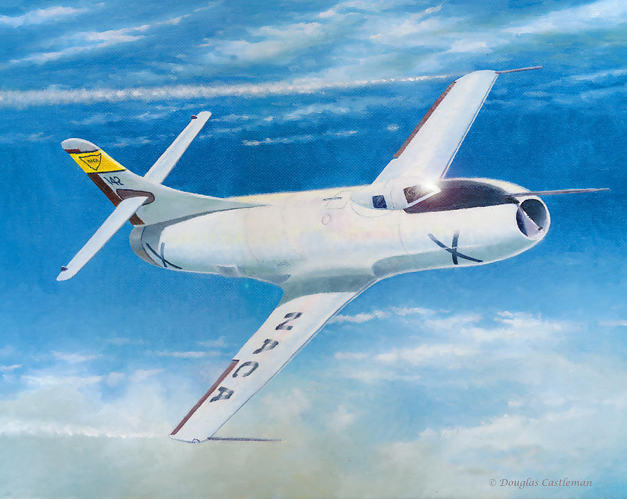 Skystreak Painting by Douglas Castleman