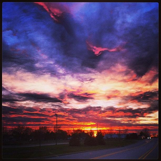 Sunset Photograph - #skywatcher#clouds#sunset#beauty#view by Vanessa Aguilar 