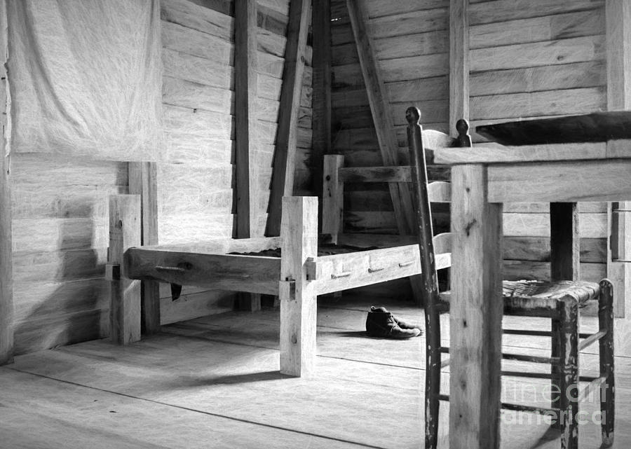 Slave Quarters Interior 3 Photograph by Kathleen K Parker