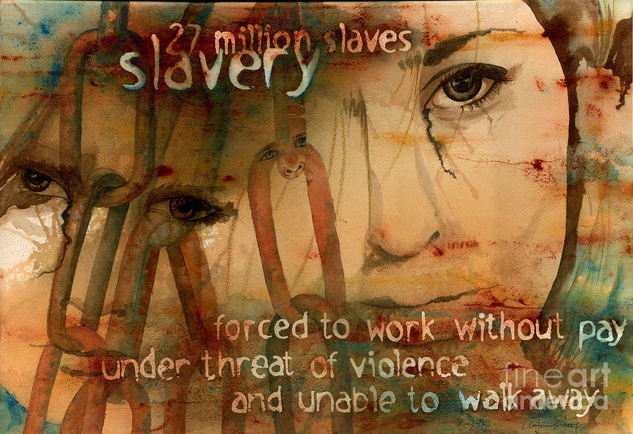 Slavery Painting by Kristina Storey