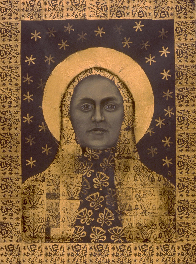 Slavic Mother Goddess Mixed Media by Diana Perfect