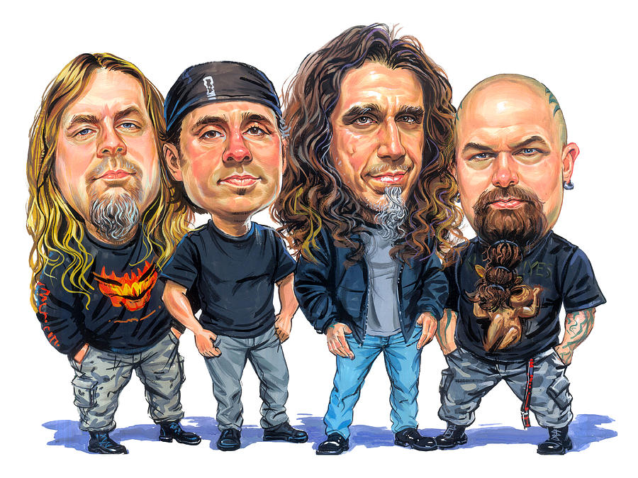 Celebrity Painting - Slayer by Art  