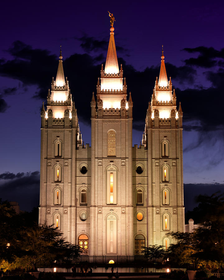 SLC LDS temple Photograph by Kayta Kobayashi - Pixels