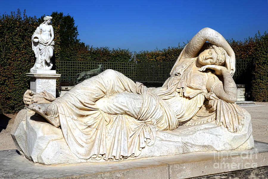 Sleeping Ariane at Versailles  Photograph by Olivier Le Queinec