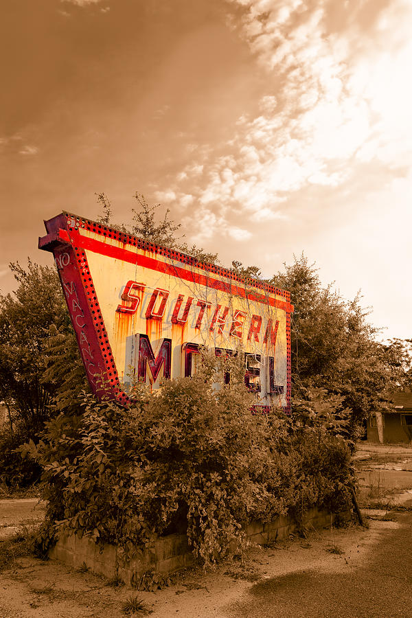 Sleeping At The Southern Motel - Fading Americana Photograph by Mark Tisdale