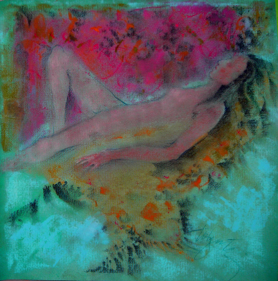 Sleeping Girl Pastel - Sleeping Beauty II by Josie Taglienti