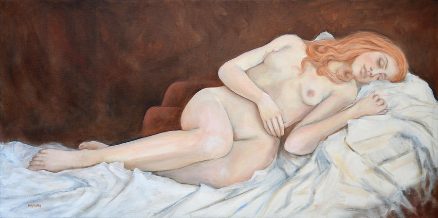 Sleeping Beauty Painting by Tom Morgan
