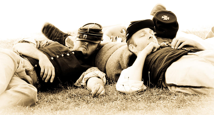 Gettysburg National Park Photograph - Sleeping Soldiers by Athena Mckinzie
