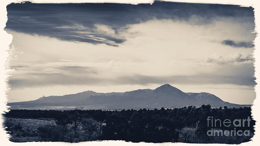 Mountain Photograph - Sleeping Ute Mountain by Janice Pariza