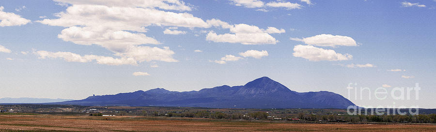 Sleeping Ute Mountain Panorama Photograph