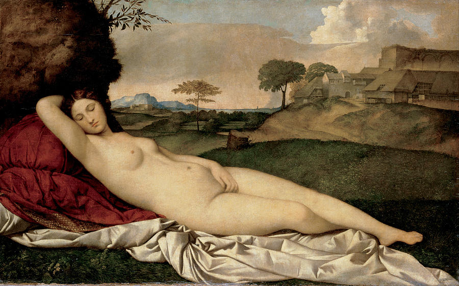 Sleeping Venus Painting by Giorgione