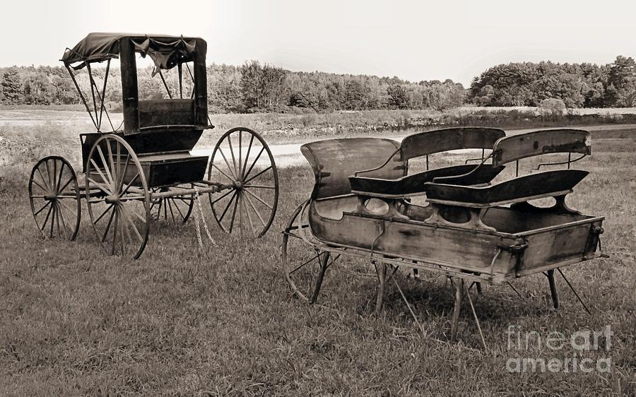 Sleigh and Buggy Photograph by Janice Drew