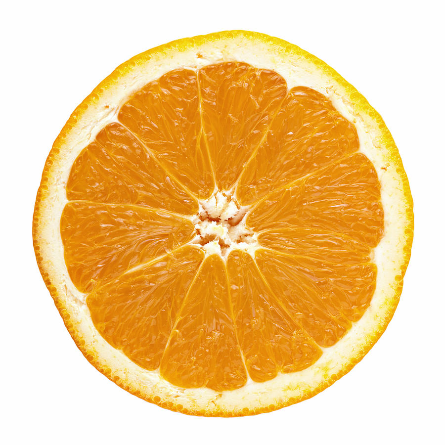 Slice of orange Photograph by Savany