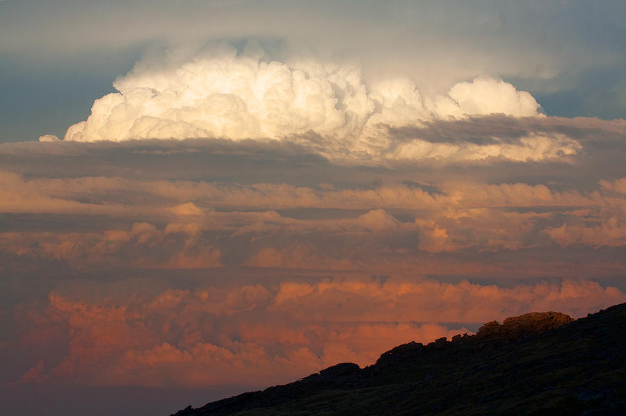 Storm Clouds Photograph - Slice of the Sky by Jim Garrison