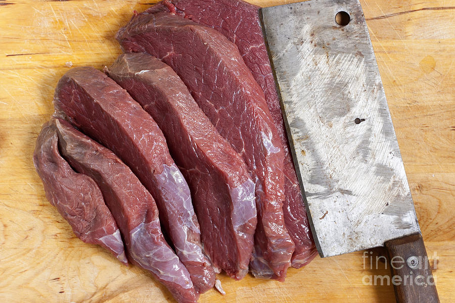 Sliced Beef Photograph by Michal Boubin