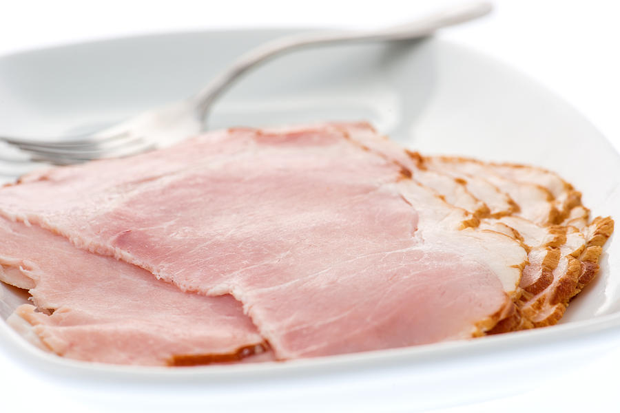 Slices of Ham Photograph by Marek Poplawski