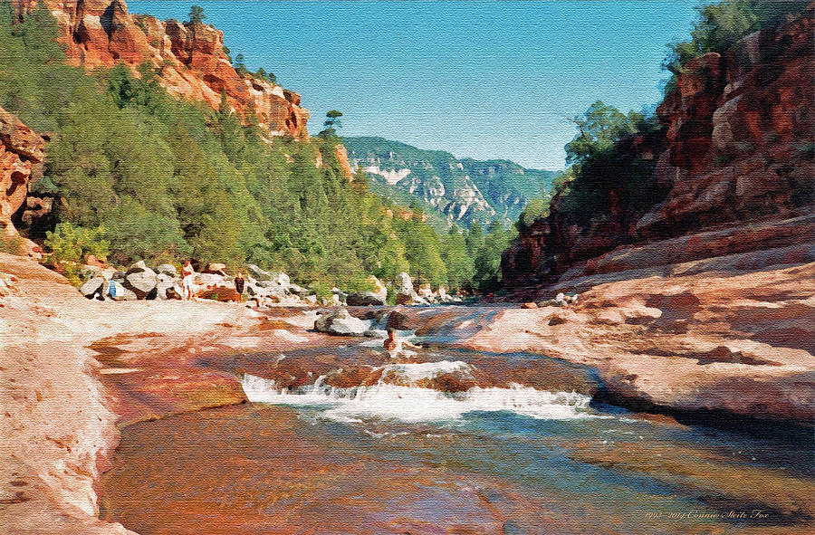 Slide Rock in Sedona Photograph by Connie Fox