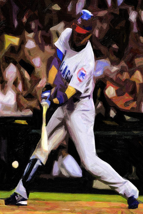 Baseball Digital Art - Slider by Terry Fiala