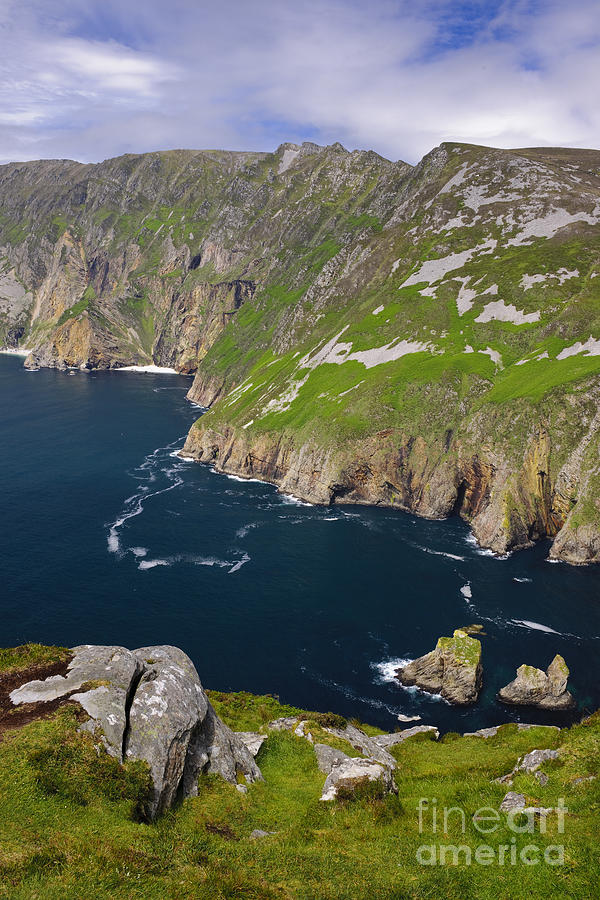 Slieve League Cliffs, Ireland Photograph By John Shaw - Fine Art America