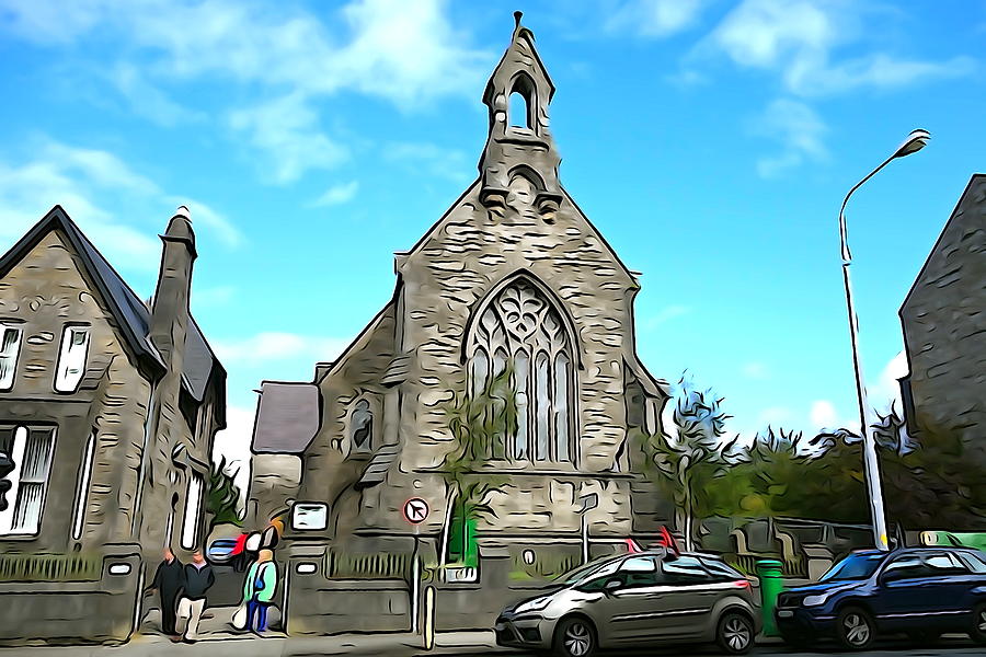 Architecture Photograph - Sligo Church by Norma Brock