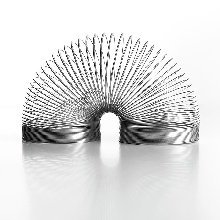 Slinky Spring Photograph by Science Photo Library