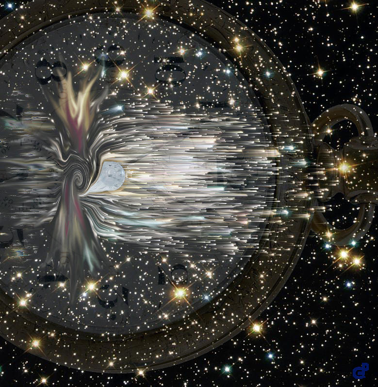 Space Painting - Slipstream Gradient of Eternity by Peri Craig