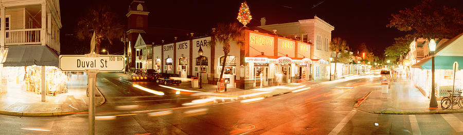 Transportation Photograph - Sloppy Joes Bar, Duval Street, Key by Panoramic Images