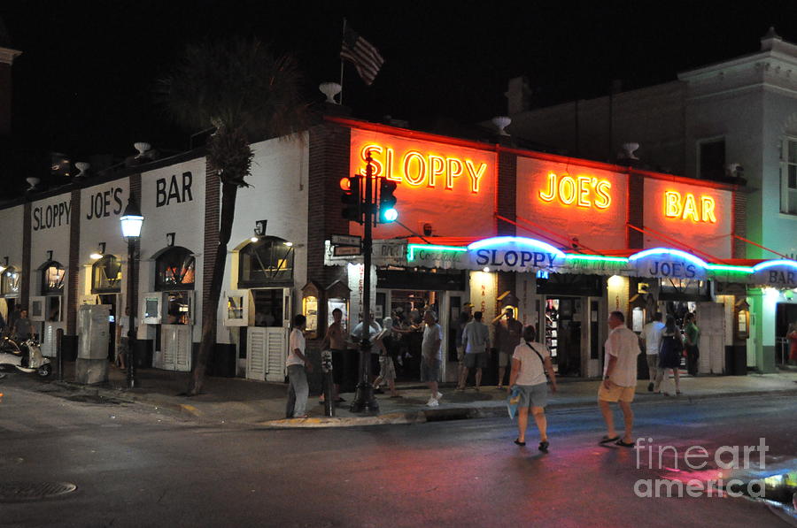 Sloppy Joes Bar Key West Photograph by John Black