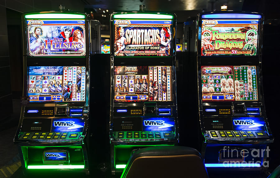 Slot Machines at Harrah's Cherokee Casino Resort and Hotel Photograph by  David Oppenheimer - Fine Art America