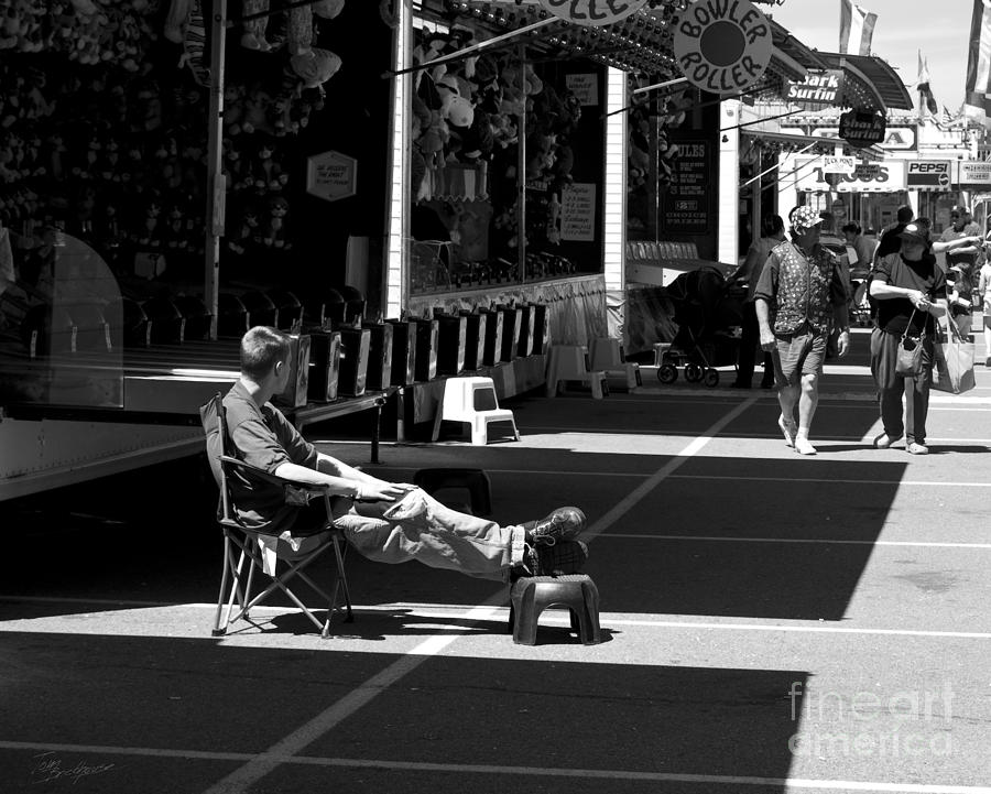 Slow Day on the Midway Photograph by Tom Brickhouse