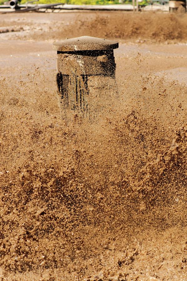 Sludge Treatment Pool by Photostock-israel/science Photo Library