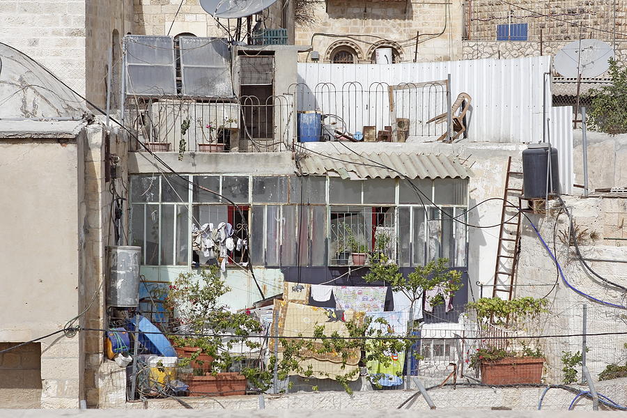 slum dwelling in Jerusalem Israel Photograph by Ronald Jansen