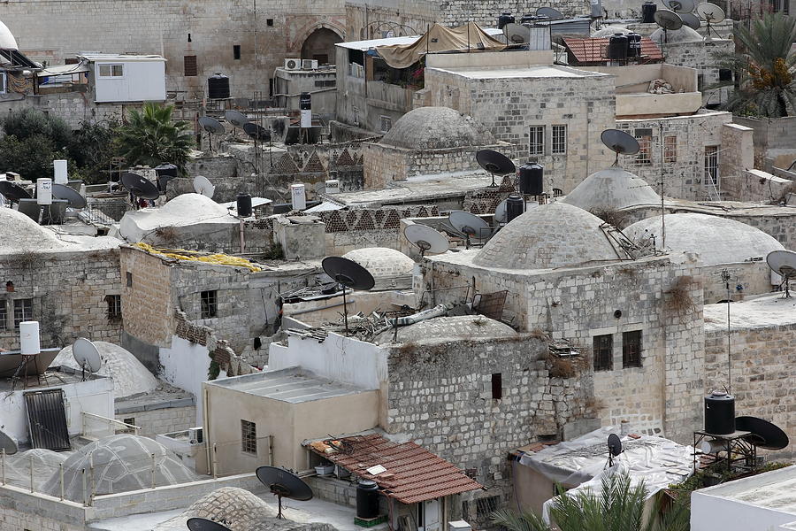 Slum dwellings in Jerusalem Israel Photograph by Ronald Jansen - Fine ...