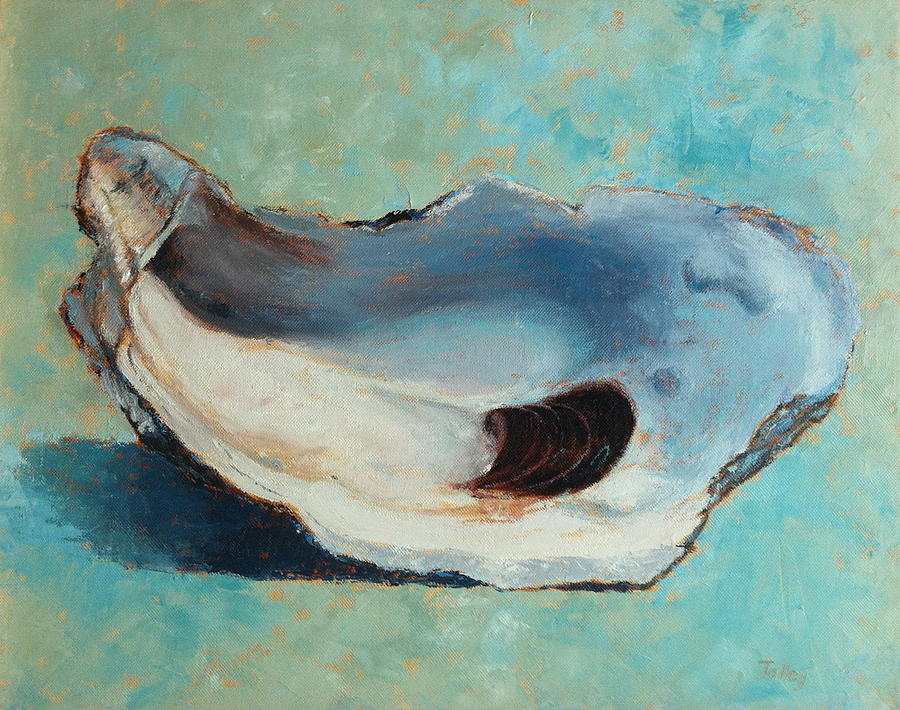 Shell Painting - Slurp by Pam Talley
