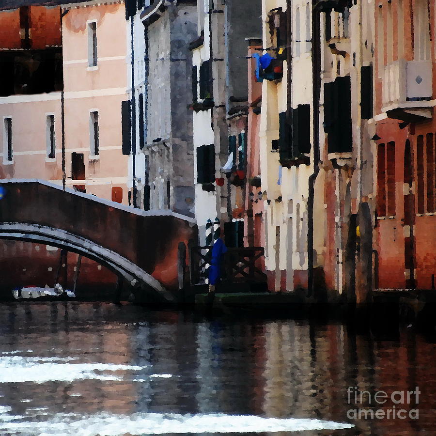 Small Bridge in Accademia Photograph by Jacqueline M Lewis