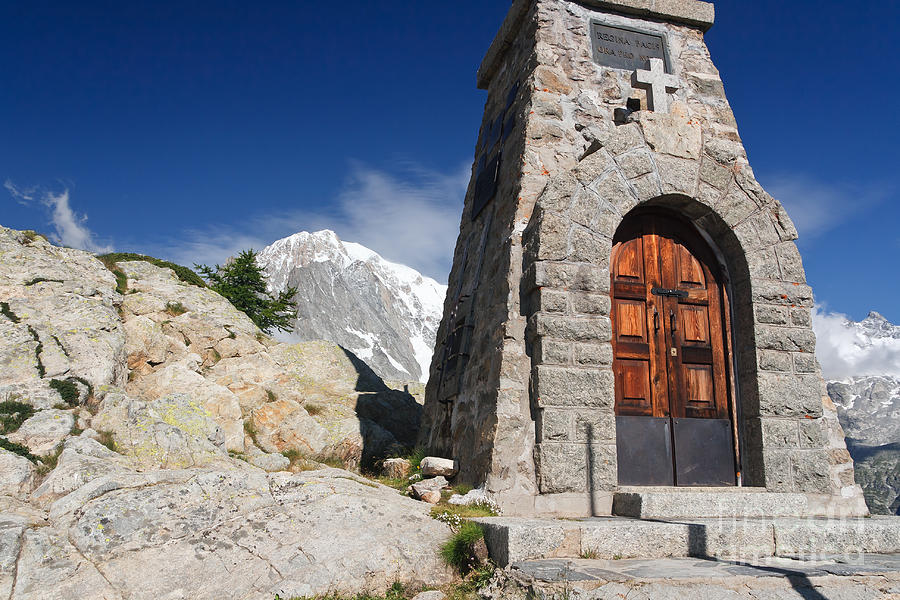 small chapel in Mont Chetif Photograph by Antonio Scarpi
