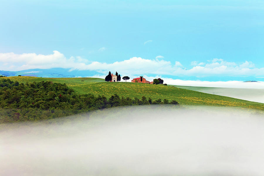 Small Chapel In Tuscany Photograph by Mammuth