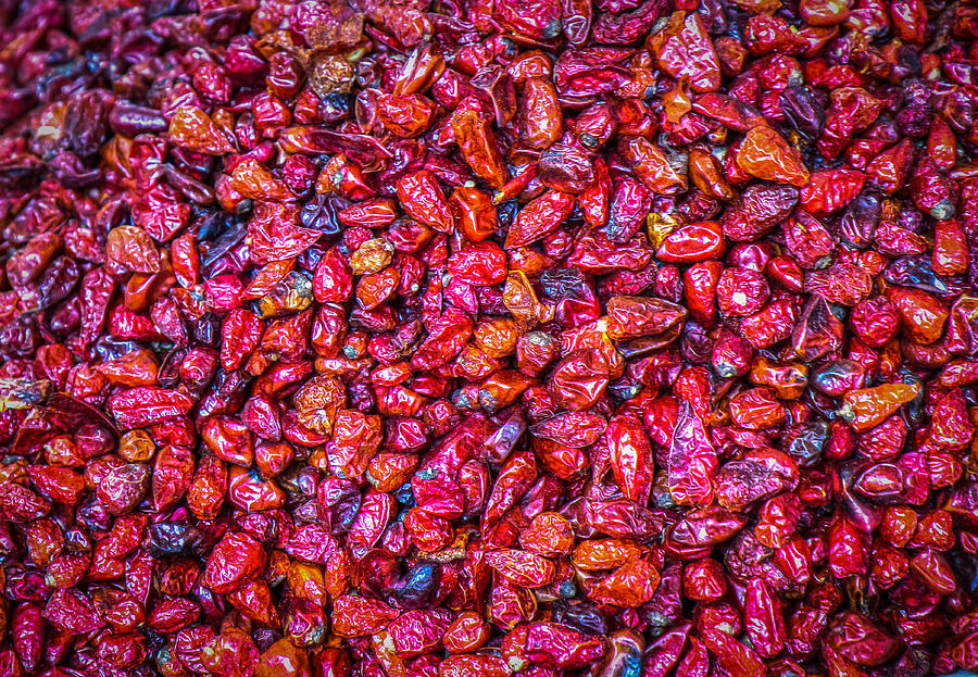 Small Chilis Photograph by Victor Marsh