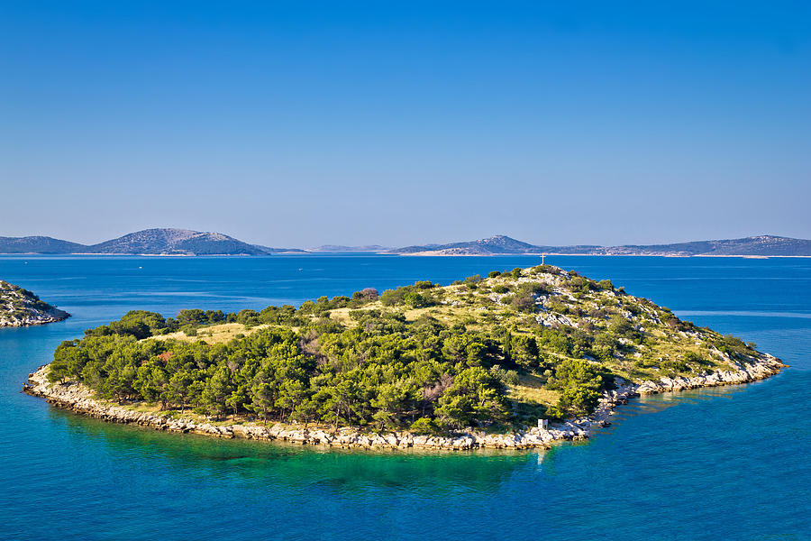 Small island in archipelago of Croatia Photograph by Brch Photography