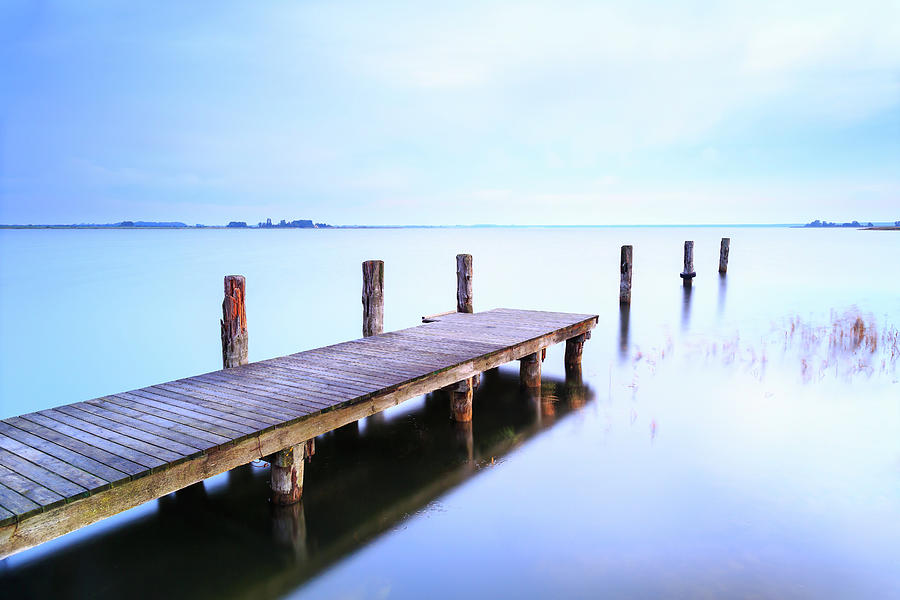 Small Jetty On A Silent Lake Photograph by Mf-guddyx Small Jetty On A Silent Lake Photograph by Mf-guddyx