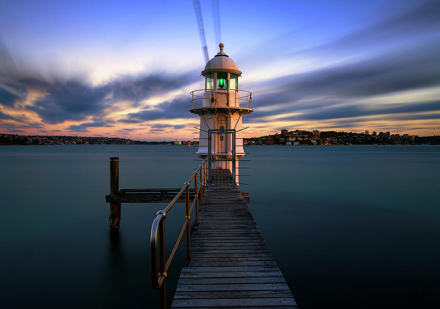 Small Lighthouse, Sydney Photograph by Atomiczen