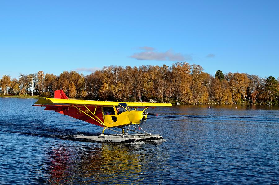 Small Seaplane Photograph by Peder Lundkvist