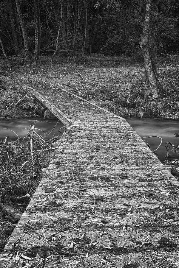 Landscape Photograph - Small Stream Bridge by Jeremy Bartlett