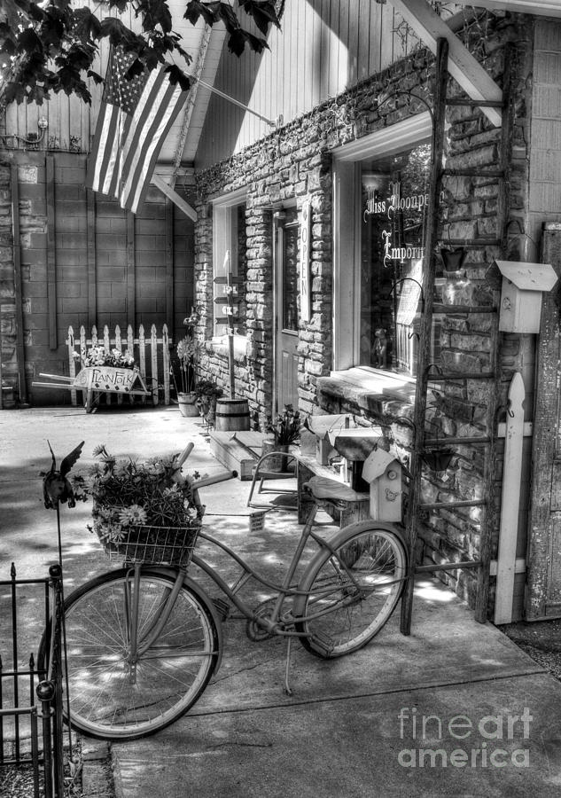 Small Town America BW Photograph by Mel Steinhauer