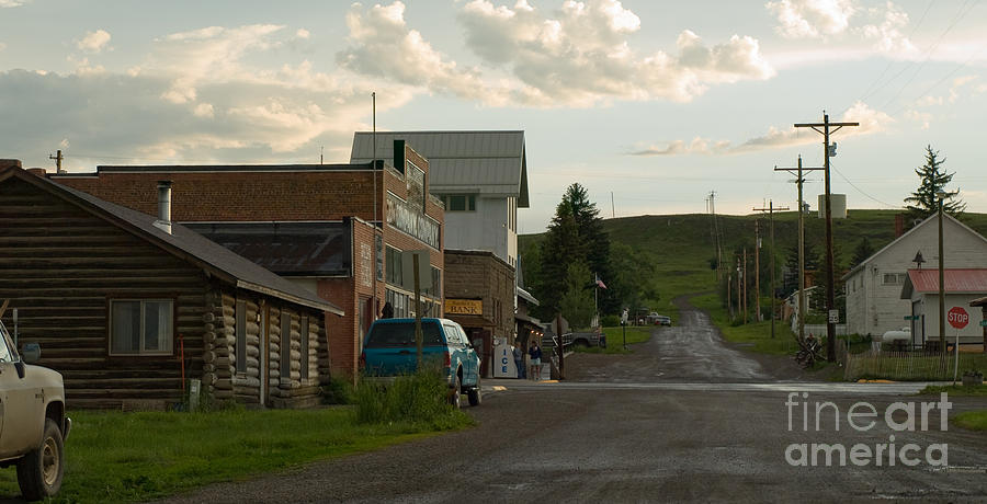 Small Photograph - Small Town In Northern Montana by Tara Lynn