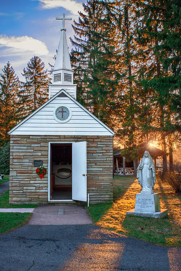 Wv Photograph - Smallest Church by Mary Almond