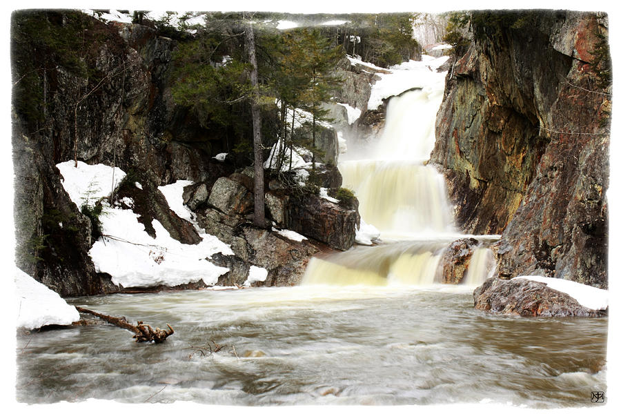 Smalls Falls in Winter Photograph by John Meader